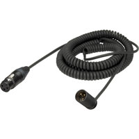 

Ambient Recording 1.6-6.5' Low-Profile 3-Pin XLR Female to 3-Pin XLR Male Coiled Cable for Microphone