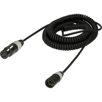 

Ambient Recording 31.49-118.11" XLR5F to XLR5M Coiled Stereo Microphone Cable