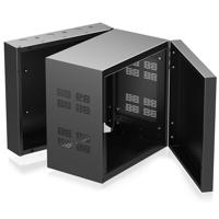 

Atlas Sound 310-12 19" Wide Opening Stand-Alone Wall Rack Cabinet with Adjustable Rails, 12" Depth, 10RU