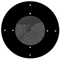 

Atlas Sound 51-8 8" Economical Steel Baffle, Black