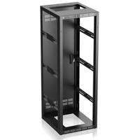 

Atlas Sound 535-25 19" Wide Opening Stand Alone/Gangable Floor Rack Cabinet with Adjustable Rails, 25" Depth, 35RU