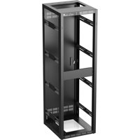 

Atlas Sound 540-25-MPRD 19" Wide Opening Stand Alone/Gangable Floor Rack Cabinet with Adjustable Rails, Perforated Rear Door, 25" Depth, 40RU