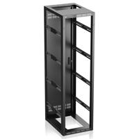 

Atlas Sound 544-30-MPRD 19" Wide Opening Stand Alone/Gangable Floor Rack Cabinet with Adjustable Rails, Perforated Rear Door, 30" Depth, 44RU