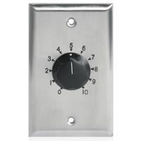 

Atlas Sound AT35 35Watt Single Gang Stainless Steel 70.7V Commercial Attenuator