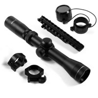 

AIM Sports 2-7x32 Mauser K98 Optics Riflescope Combo Kit, Matte Black with Mauser K98 Weaver Mount, 1" Rings & Weaver Base