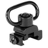 

AIM Sports Sling Rail Mount with Quick Detach Push Button Swivel, Short