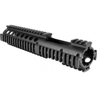 

AIM Sports Carbine Length Quad Rail with Extended Rail for AR, 2-Piece Drop in Design