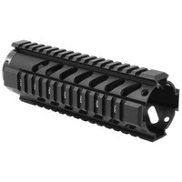 

AIM Sports Free Float Carbine Length T-Marked Quad Rail/V3 with Covers for AR Rifle