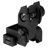 

AIM Sports AR Same Plane/Low Profile Rear Flip-Up Sight, V2 (Rail Height)