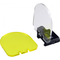 

AIM Sports Acrylic Lens Protector for Scope and Red Dot Lens with Picatinny Mount, Yellow and Clear