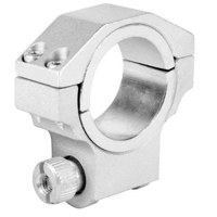 

AIM Sports 30mm Ruger Riflescope Ring with 1" Insert, Low Profile, 0.98" Saddle Height, Silver, Single Ring