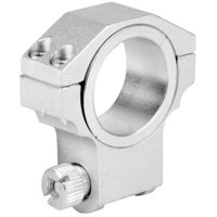 

AIM Sports 30mm Ruger Riflescope Ring with 1" Insert, High Profile, 1.12" Saddle Height, Silver, Single Ring