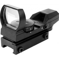 

AIM Sports Operator Edition Dual Illuminated Red Dot Sight with 4 Different Reticles, 1x Magnification, 24x34 Objective Aperture, 3 MOA Dot Size