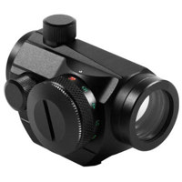 

AIM Sports 1x20 Dual Illuminated 4 MOA Micro Dot Reflex Sight with Adjustable Windage and Elevation Knob, Integrated Picatinny Mount