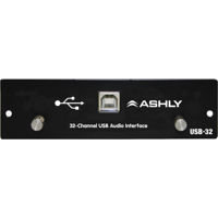 

Ashly 32-Channel USB-Audio Input/Output Interface Module for digiMIX-Series Digital Mixers