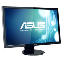 

ASUS VE248H 24" Widescreen LED Backlit LCD Monitor, 1920 x 1080 Resolution, 250cd/m2 Brightness, 170deg./160deg. Viewing Angles, 16:9 Aspect Ratio