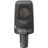 

Audio-Technica AE-3000 Large-Diaphragm Cardioid Instrument Microphone, 20Hz to 20kHz Frequency Response, 100 ohms Impedance