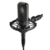 

Audio-Technica AT4040 Side-Address Cardioid Condenser Microphone, 20 Hz - 20 kHz Frequency Response, 100 Ohms Impedance