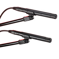 

Audio-Technica AT4041SP Studio Microphone Pack Includes 2x AT4041 Cardioid Condenser Microphones, 2x AT8405a Stand Clamps, 2x AT8159 Windscreens