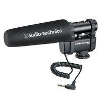 

Audio-Technica Audio-Technica AT8024 Stereo/Mono Camera-Mount Microphone
