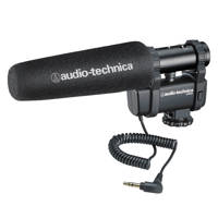 

Audio-Technica AT8024 Stereo/Mono Camera-Mount Microphone