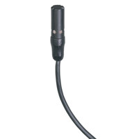

Audio-Technica AT898 Subminiature Cardioid Condenser Lavalier Microphone, 200Hz to 15KHz Frequency Response, 200 ohms Phantom Impedance