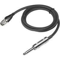 

Audio-Technica Professional 36" Guitar Input Cable for Bodypack Transmitters, 1/4" Straight to cH-Style 4-Pin Connector, Braided Copper Shielding