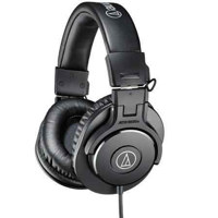 

Audio-Technica ATH-M30x Professional Monitor Headphones, 96dB, 15-20kHz, Black