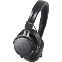 

Audio-Technica M Series Remastered ATH-M60x Closed-Back On-Ear Dynamic Monitor Headphones with Detachable Cables, Black