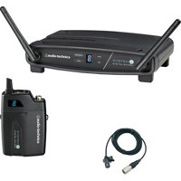 

Audio-Technica Audio-Technica ATW-1101/L System 10 Stack-mount Digital Wireless Lavalier Mic System, Includes ATW-T1001 Transmitter, ATW-R1100 Receiver, MT830CW Mic, 2.4GHz