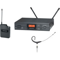 

Audio-Technica ATW-2192XBI 2000 Series Wireless System with Omnidirectional Headworn Microphone, I: 487.125-506.500MHz, Black