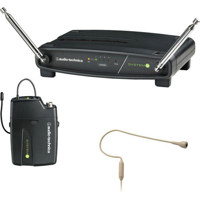 

Audio-Technica ATW-901/H92-TH 9 VHF Wireless System, Includes ATW-R900 Receiver, ATW-T901 Transmitter with PRO 92cW-TH Mic (Beige), 169.505-171.905MHz