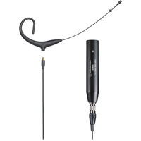 

Audio-Technica BP892x MicroSet, Includes Omnidirectional Condenser Headworn Microphone w/ 55" Detachable Cable, AT8545 Power Module, -43 dB Sensitivity, Black