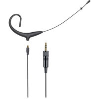 

Audio-Technica BP892xcLM3 MicroSet, Includes Omnidirectional Condenser Headworn Wireless Microphone & 55" Detachable Cable Terminated with 3.5mm Locking Mini-Plug for Sennheiser, -43 dB Sensitivity, Black