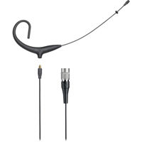 

Audio-Technica BP892xcW MicroSet, Includes Omnidirectional Condenser Headworn Wireless Microphone & 55" Detachable Cable Terminated with cW 4-Pin Connector for Body-Pack Transmitter, -43 dB Sensitivity, Black