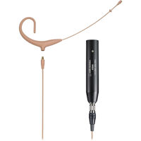 

Audio-Technica BP892x MicroSet, Includes Omnidirectional Condenser Headworn Microphone w/ 55" Detachable Cable, AT8545 Power Module, -43 dB Sensitivity, Beige