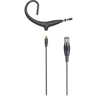 

Audio-Technica BP893xcH MicroSet, Includes Omnidirectional Condenser Headworn Wireless Microphone and 55" Detachable Cable Terminated with cH-Style Screw-Down 4-Pin Connector for Body-Pack Transmitter, -38 dB, Black