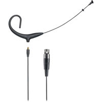 

Audio-Technica BP894xcT4 MicroSet, Includes Cardioid Condenser Headworn Wireless Microphone and 55" Detachable Cable Terminated with cT4 TA4F-Type Connector for Shure Wireless, 47 dB Sensitivity, Black