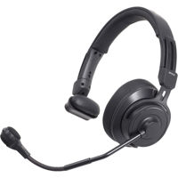 

Audio-Technica BPHS2S-UT Single-Ear Broadcast Stereo Headset with Hypercardiod Dynamic Boom Microphone, Unterminated Connector