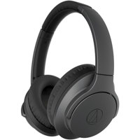 

Audio-Technica ATH-ANC700BT QuietPoint Wireless Active Noise-Cancelling Over-Ear Headphones with Mic, Black