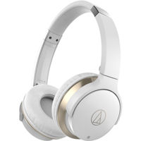 

Audio-Technica ATH-AR3BT SonicFuel Wireless On-Ear Headphones with Mic & Control, White