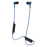 

Audio-Technica ATH-CKR35BT Sound Reality Wireless In-Ear Headphones with Mic, Blue
