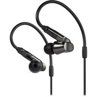

Audio-Technica ATH-IEX1 Hi-Resolution Hybrid Multi-Driver In-Ear Headphones, Pure Titanium Housing