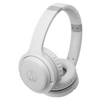 

Audio-Technica ATH-S200BT Wireless On-Ear Headphones with Built-In Mic and Controls, White