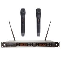 

Airwave Technologies AT-4210 144 UHF 2-Channel Wireless System with 2x Handheld Microphones