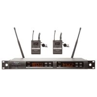 

Airwave Technologies AT-4220 144 UHF 2-Channel Wireless System with 2x Lavalier Microphones