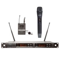 

Airwave Technologies AT-4250 144 UHF 2-Channel Wireless System with Lavalier and Handheld Microphone