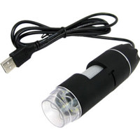 

iOptron Handheld Digital Microscope with 300K Camera, USB 2.0, 8 LED Ring Illuminator, 10x to 200x Manual Zoom / Manual Focus