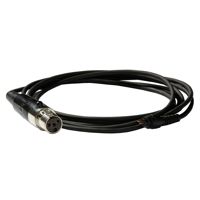 

Airwave Technologies Pro Replacement Detachable Cable for HSD-SLIMLINE+ & TITANIUM Microphones, T4 Compatible, Black