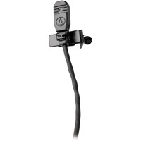 

Audio-Technica MT830cH Omnidirectional Lavalier Condenser Microphone with 4-Pin cH Connector for A-T Wireless System, Black